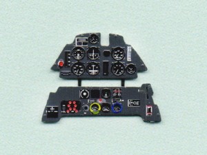 Fototrawiona tablica przyrządów do Bf109 E