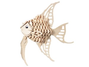 Złota rybka składanka drewniana