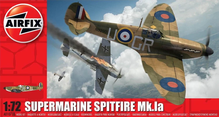 Samolot Supermarine Spitfire Mk.Ia A01071B Airfix