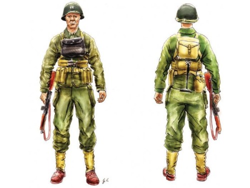 Figurki amerykańska piechota U.S. Army 6522 Italeri