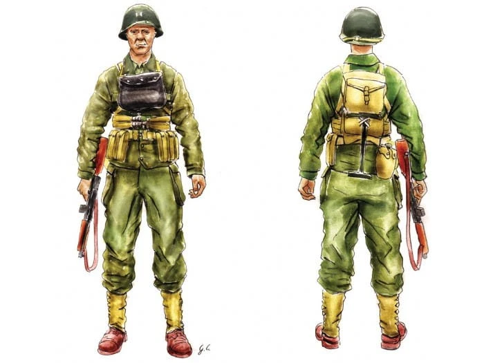 Figurki amerykańska piechota U.S. Army 6522 Italeri