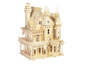 Fantazyjna willa domek dla lalek składanka