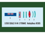 Okręt statek pasażerski RMS Titanic 81305 Hobby Boss