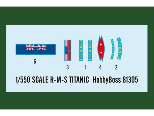 Okręt statek pasażerski RMS Titanic 81305 Hobby Boss