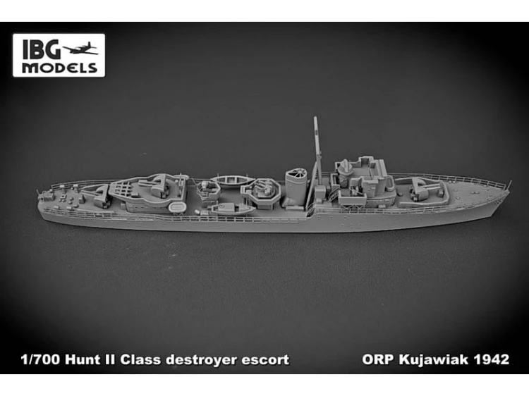Okręt niszczyciel ORP Kujawiak 1942 Hunt II 70002 IBG