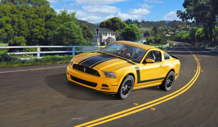 Ford Mustang Boss 302 2013 07652 Revell