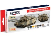 Zestaw farb akrylowych British Army RAF AFV HTK-AS77 Hataka
