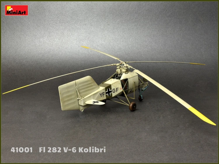 Śmigłowiec Flettner Fl 282 Kolibri 41001 MiniArt