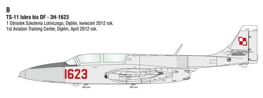 Samolot PZL TS-11 Iskra bis DF 70003 Arma Hobby