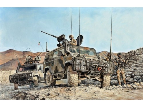 Samochód wielozadaniowy Iveco LMV Lince 6504 Italeri