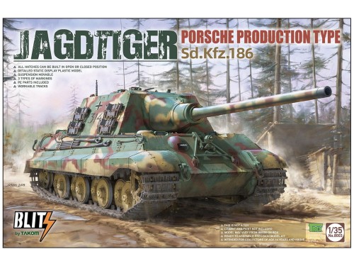 Działo pancerne Jagdtiger Sd.Kfz.186 8003 Takom