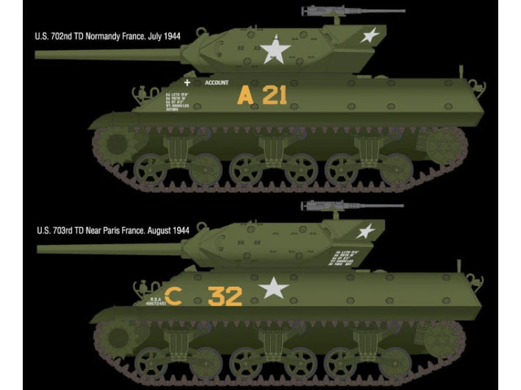 Niszczyciel czołgów M10 GMC 13288 Academy