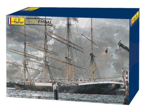 Statek czteromasztowy bark Passat 80888 Heller