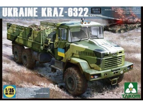 Ciężarówka wojskowa KrAZ-6322 2022 Takom