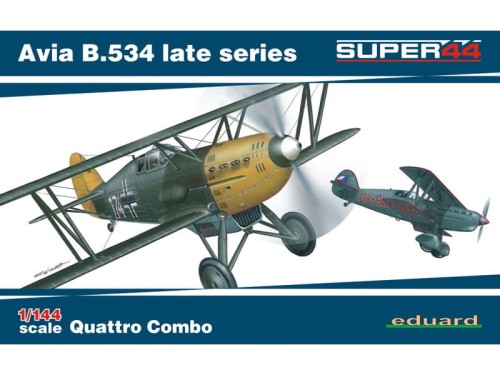 Samolot Avia B.534 late 4 modele 4452 Eduard