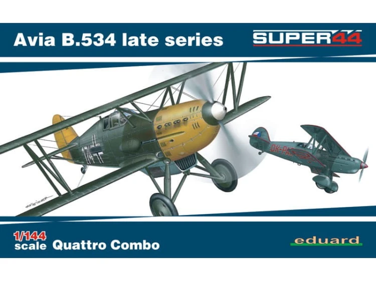 Samolot Avia B.534 late 4 modele 4452 Eduard