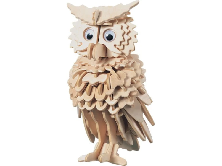 Sowa składanka drewniana E038
