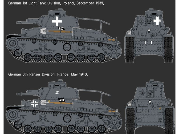 Czołg Pz.Bef.Wg. Panzerbefehlswagen 35(t) 13313 Academy