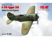 Samolot Polikarpow I-16 Type 28 32002 ICM