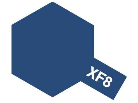 Farba modelarska emaliowa XF8 Flat Blue 80308 Tamiya