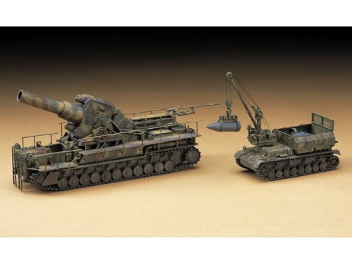 Moździerz Morser Karl 041 i Munitionspanzer IV MT56 31156 Hasegawa