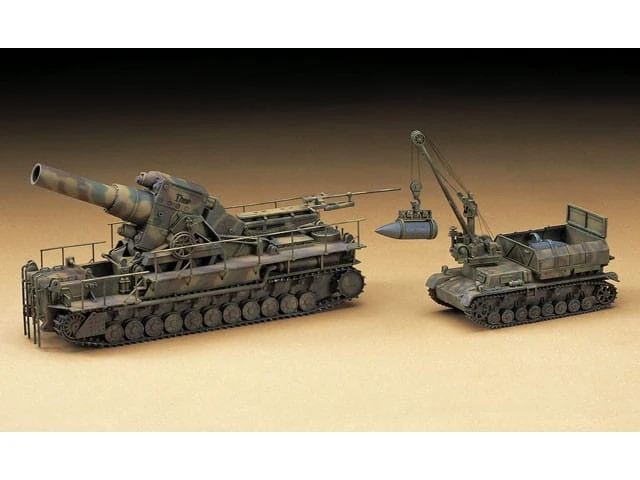 Moździerz Morser Karl 041 i Munitionspanzer IV MT56 31156 Hasegawa