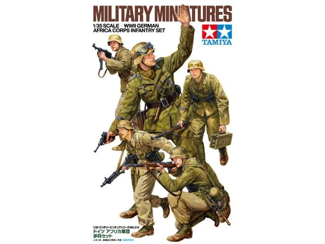Figurki niemiecka piechota Africa Corps 35314 Tamiya
