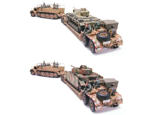 Ciągnik Famo Sd.Kfz.9 z naczepą Sd.Ah.116 35246 Tamiya