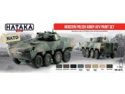 Zestaw farb Polish Army AFV HTK-AS72 Hataka