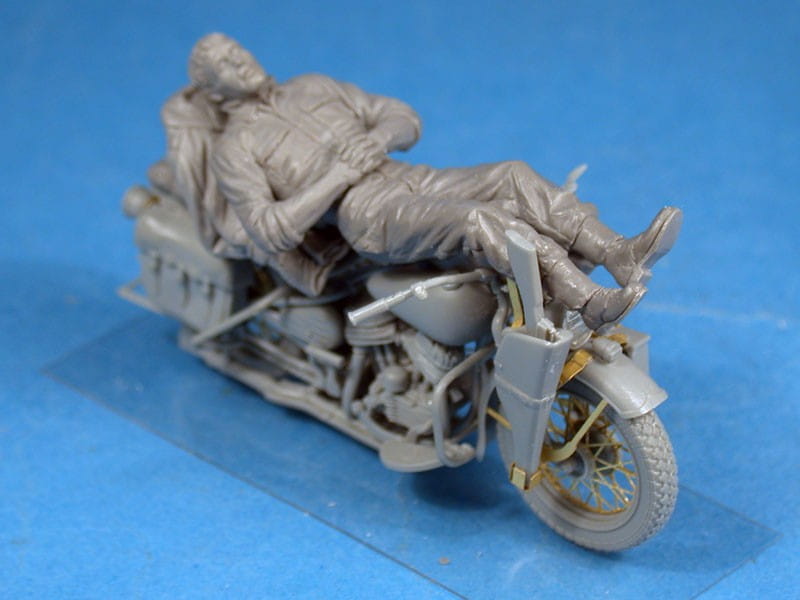 Motocykl wojskowy Harley Davidson WLA 750 35176 MiniArt