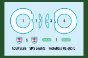 Okręt krążownik SMS Seydlitz 86510 Hobby Boss