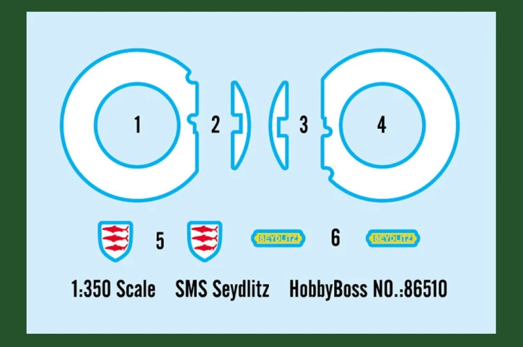 Okręt krążownik SMS Seydlitz 86510 Hobby Boss