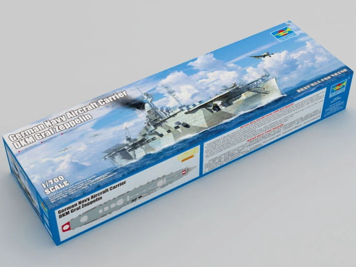 Okręt lotniskowiec DKM Graf Zeppelin 06709 Trumpeter