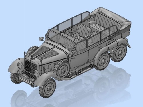 Samochód Mercedes Benz W31 Typ G4 (Kfz.21) 35538 ICM