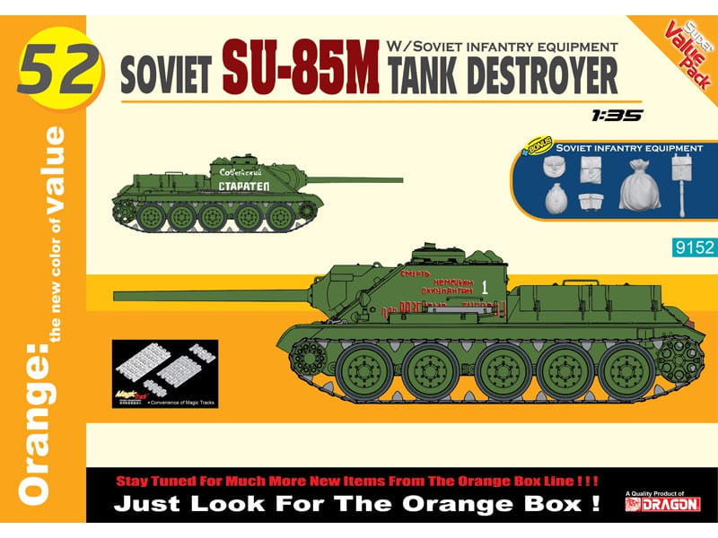 Działo samobieżne SU-85M 9152 Dragon