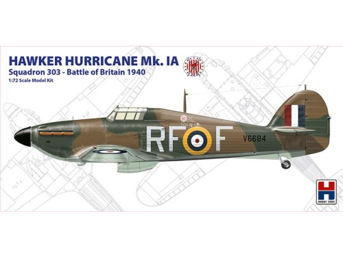 Samolot Hawker Hurricane Mk.Ia 72001 Hobby 2000