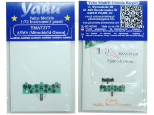 Fototrawiona tablica do A5M4 (Mitsubishi Green)