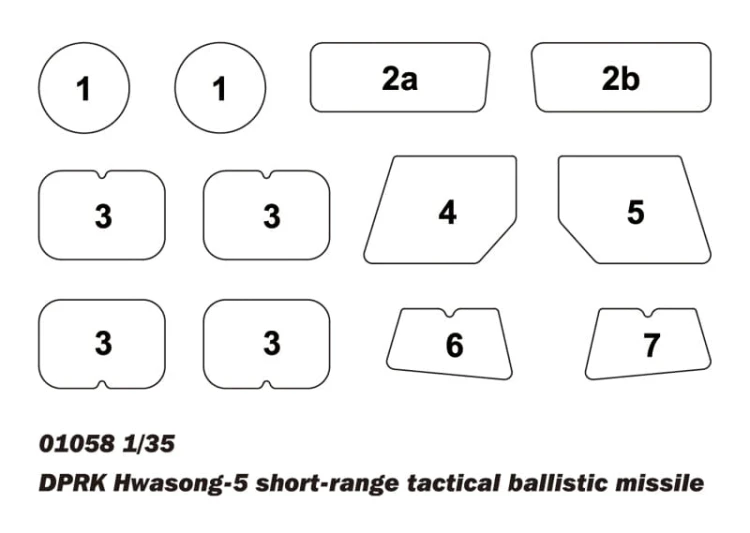 Wyrzutnia rakiet DPRK Hwasong-5 na MAZ-543 01058 Trumpeter