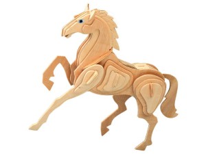 Rumak składanka drewniana