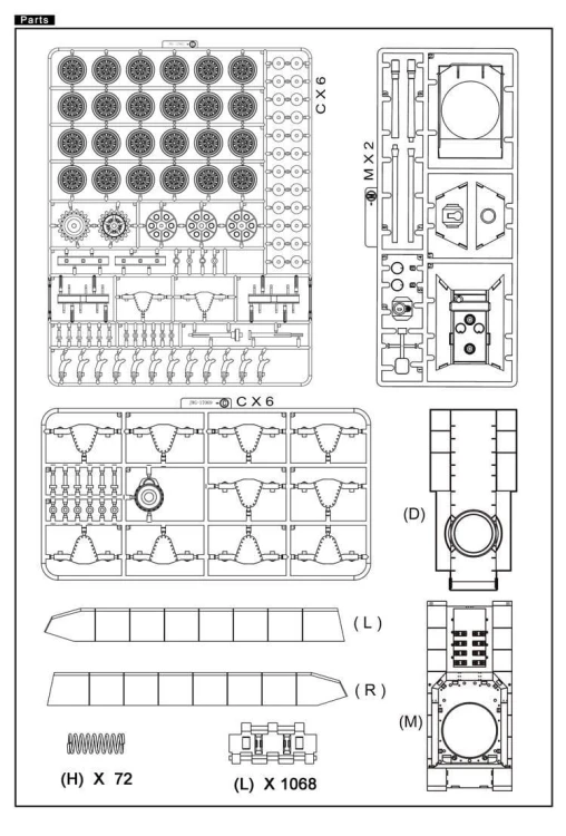 Czołg Landkreuzer P1000 Ratte UA72088 Modelcollect