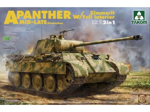 Czołg Pantera PzKpfw V Panther Ausf.A 2100 Takom