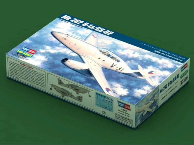 Samolot Messerschmitt Me 262 B-1a/CS-92 80380 Hobby Boss