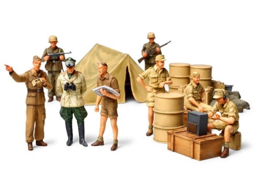 Figurki niemieckich żołnierzy Africa Corps 32561 Tamiya
