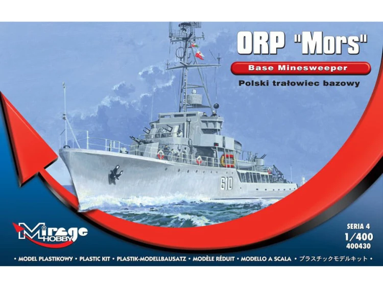 Okręt trałowiec bazowy ORP Mors 400430 Mirage