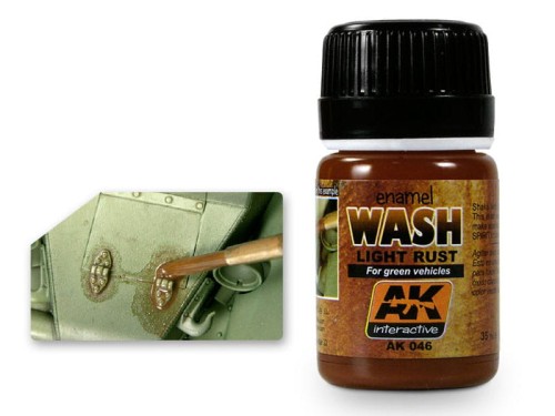 Wash modelarski Light rust AK046 AK Interactive