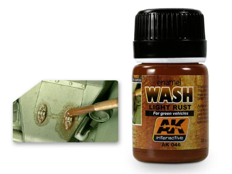 Wash modelarski Light rust AK046 AK Interactive