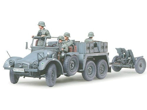 Krupp Kfz.69 armata 3.7cm PaK36 35259 Tamiya