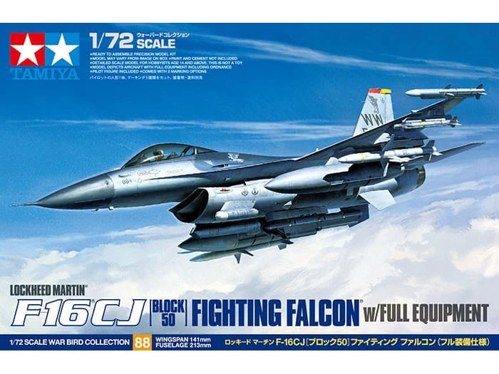Samolot Lockheed F-16CJ Fighting Falcon 60788 Tamiya