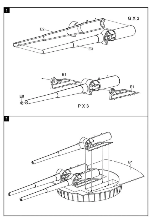 Fort w Austratt wieża 28cm Caesar UA72148 Modelcollect