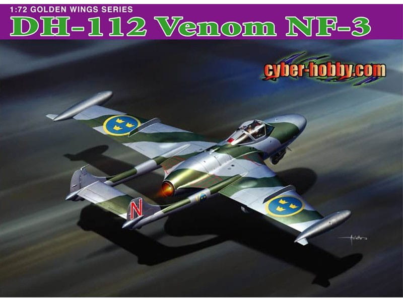 Samolot De Havilland DH.112 Venom NF-3 5116 Dragon